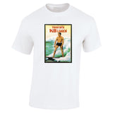 TOOTHS KB LAGER BEER SURFING AUSSIE AD TSHIRT