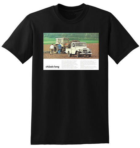 1978 TOYOTA LAND CRUISER FRANCE AD TSHIRT