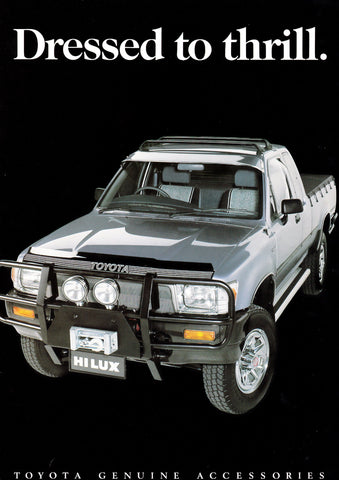 TOYOTA HILUX AUSSIE AD ART PRINT POSTER