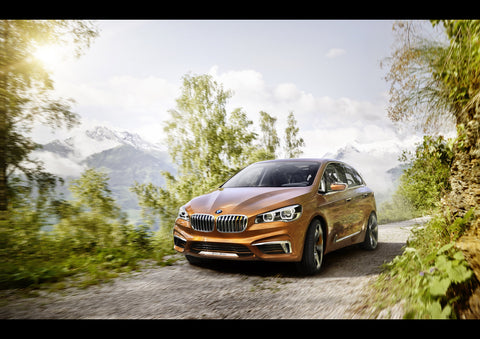 BMW CONCEPT ACTIVE TOURER ART PRINT PHOTO POSTER