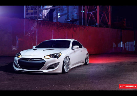 HYUNDAI GENESIS VOSSEN WHEELS ART PRINT PHOTO POSTER