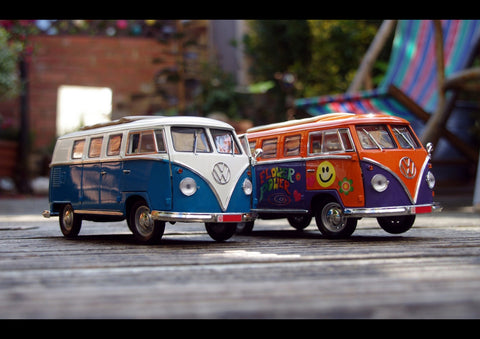 VOLKSWAGEN CAMPERVANS ART PRINT PHOTO POSTER