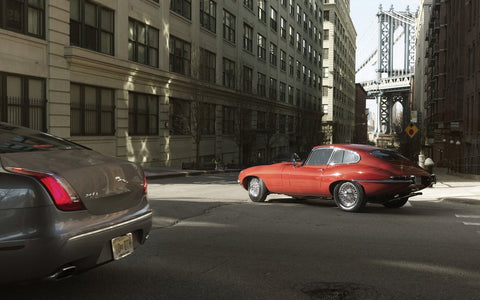 1966 JAGUAR E TYPE GICLEE ART PRINT POSTER