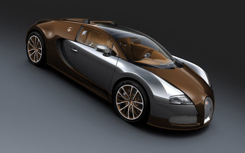 2012 BUGATTI VEYRON BRONZE CARBON GICLEE ART PRINT POSTER