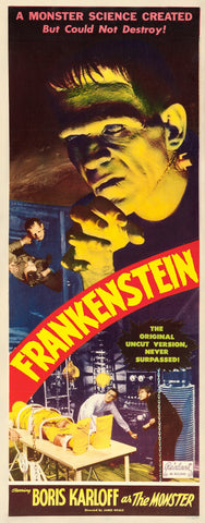 FRANKENSTEIN 1951 VINTAGE POSTER REPRINT