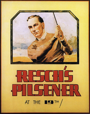 RESCHS PILSENER BEER AUSSIE REPRO AD ART PRINT POSTER