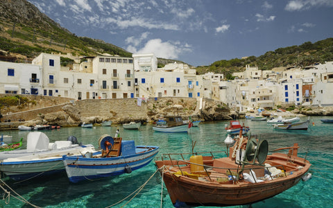 SICILY ITALY GICLEE CANVAS ART PRINT POSTER