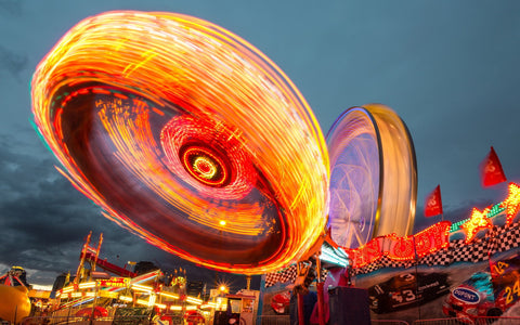 AMUSEMENT PARK ART PRINT POSTER