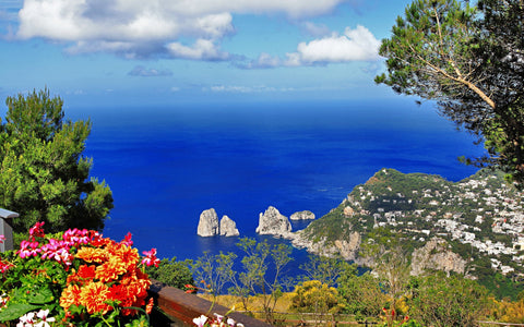 ANACAPRI CAPRI ITALY ART PRINT POSTER