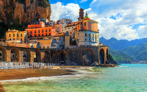 ATRANI AMALFI COAST ITALY ART PRINT POSTER