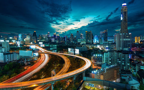 BANGKOK THAILAND ART PRINT POSTER