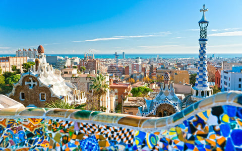 BARCELONA SPAIN ART PRINT POSTER