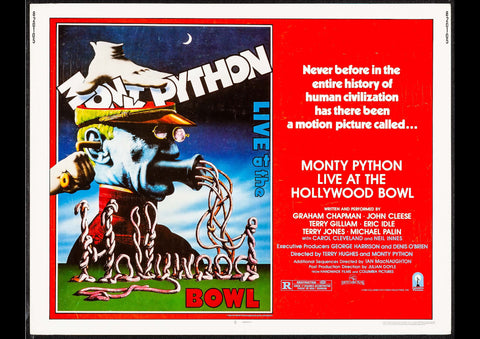 MONTY PYTHON LIVE AT THE HOLLYWOOD BOWL 1982 VINTAGE MOVIE POSTER REPRINT