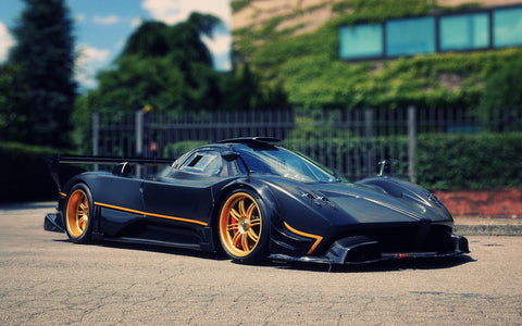 PAGANI ZONDA R GICLEE CANVAS ART PRINT POSTER