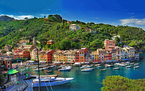 PORTOFINO ITALY GICLEE CANVAS ART PRINT POSTER
