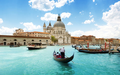 VENICE SANTA MARIA DELLA SALUTE GICLEE CANVAS ART PRINT POSTER